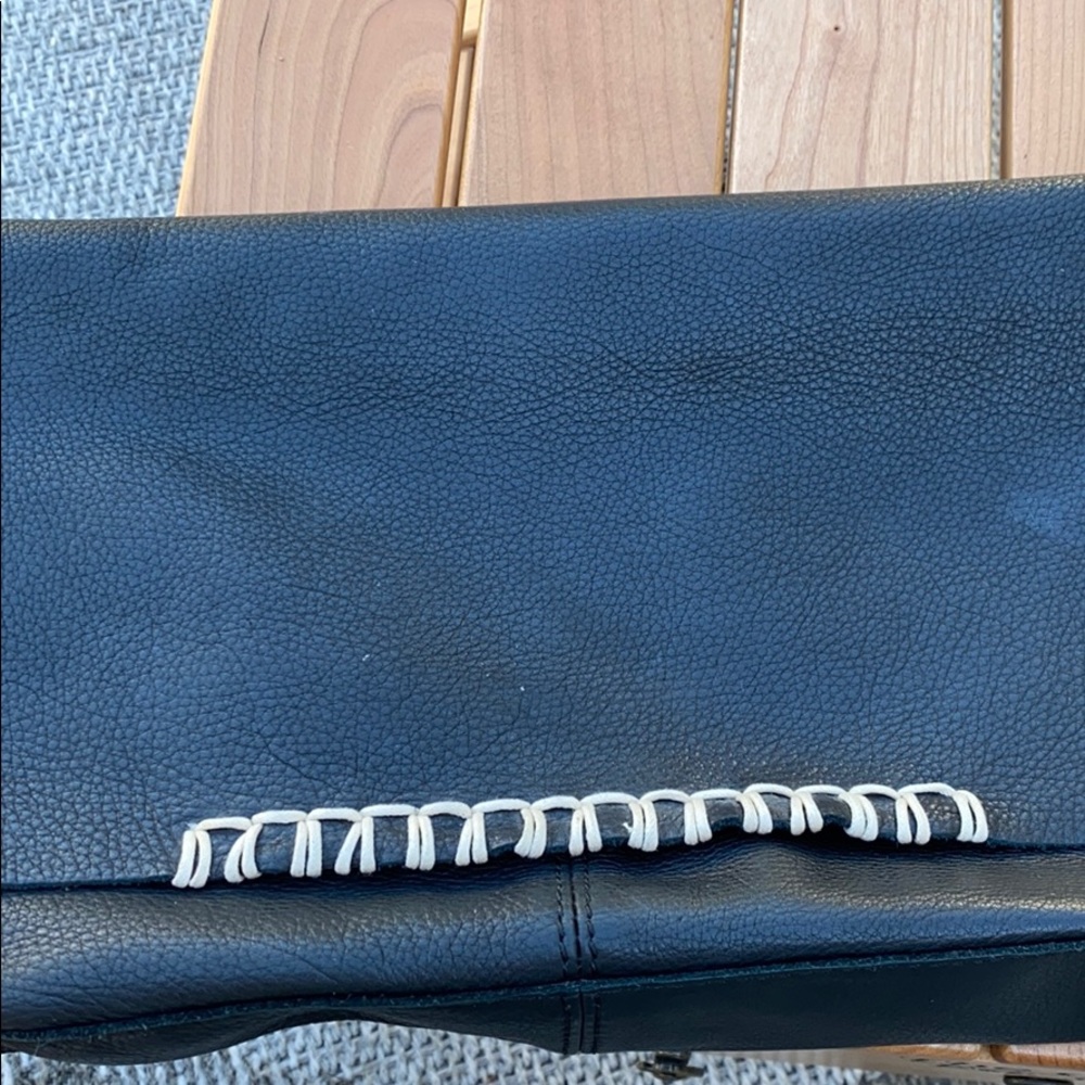 A soft leather black clutch purse - Picture 11 of 11